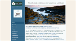 Desktop Screenshot of antrimcoastselfcatering.com